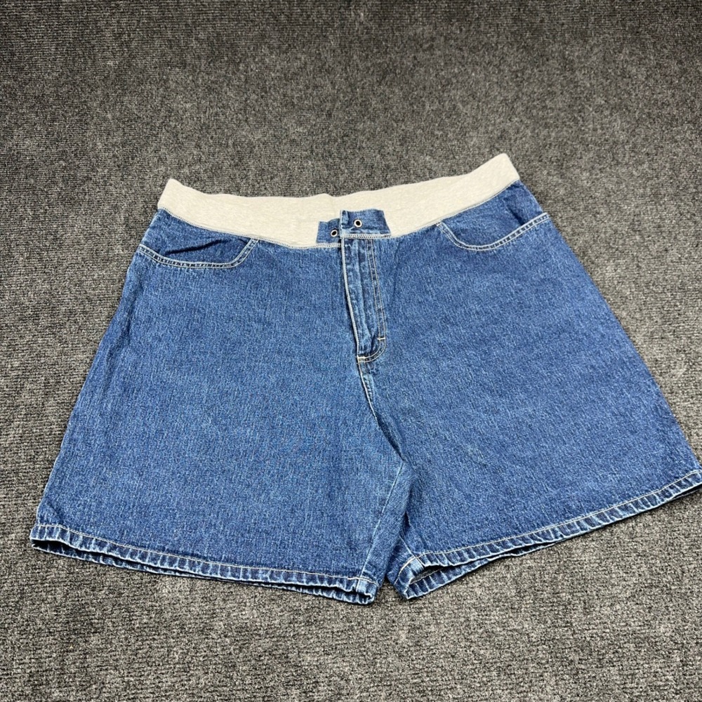Riders by Lee Womens Blue Denim Comfort Waist Shorts 20W M MSCH63851 Medium Wash